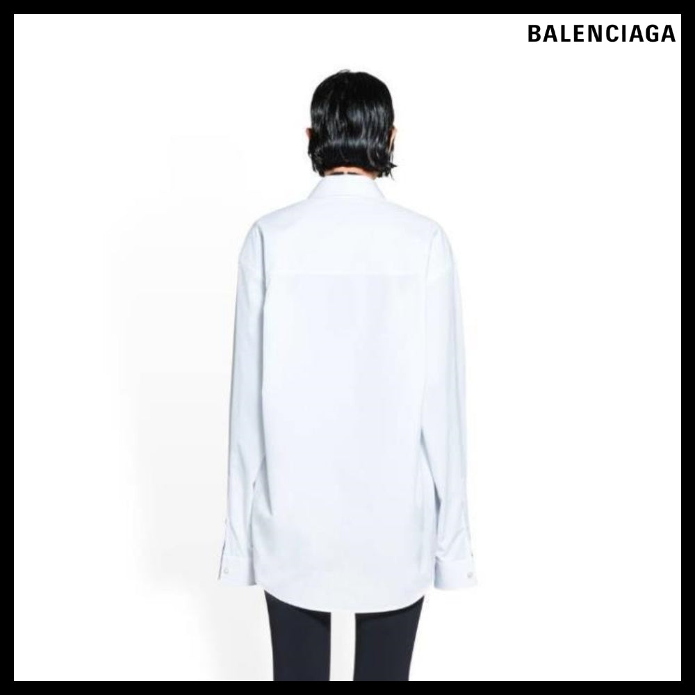 【BALENCIAGA】Hourglass Shirt White