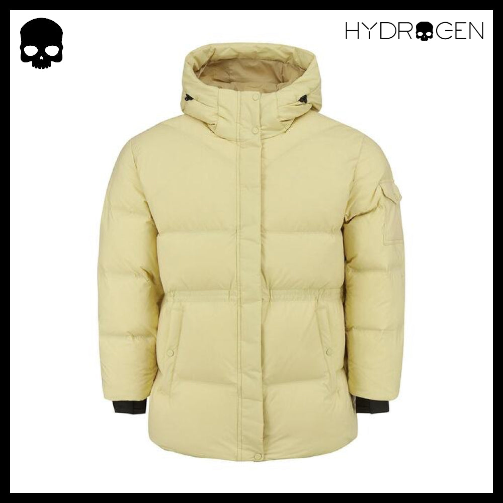 【HYDROGEN】WOMEN HELIUM RDS MID-LENGTH DOWN JACKET BUTTER