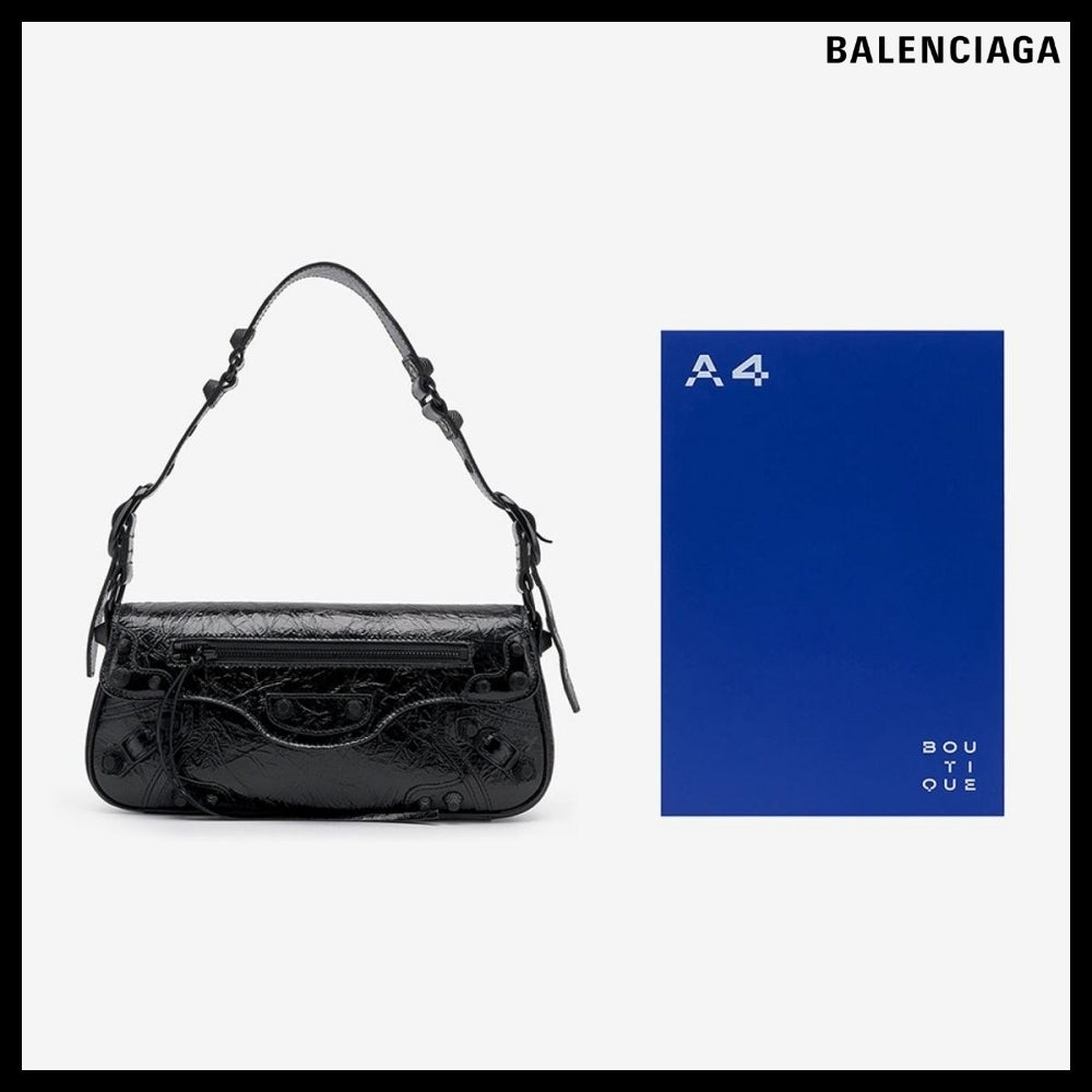 【BALENCIAGA】Le Cagole S Sling Shoulder Bag - Black