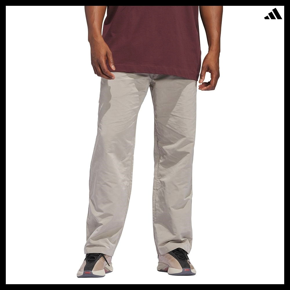 【ADIDAS】 Basketball Woven Tracksuit Bottoms Putty Beige