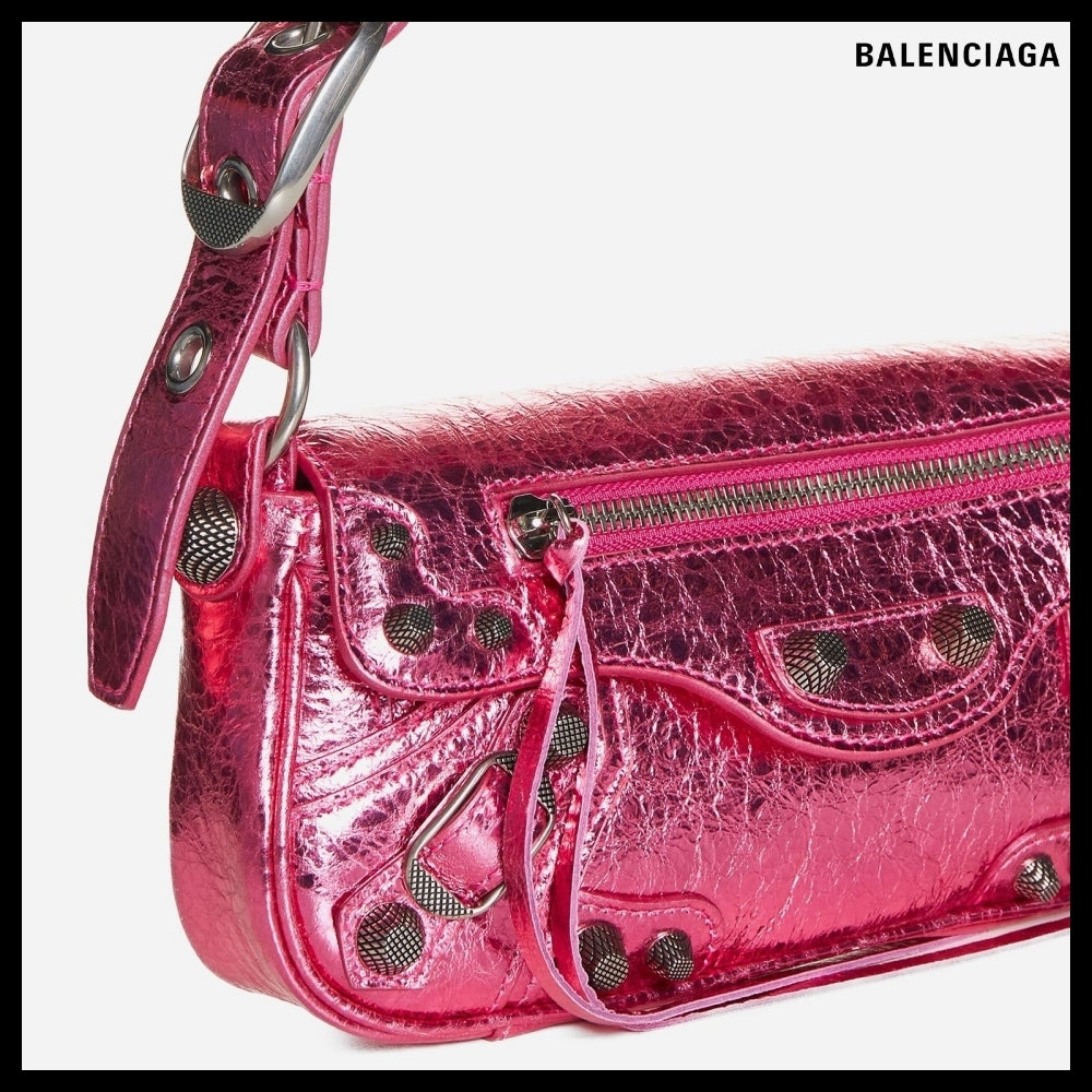 【BALENCIAGA】Cagole XS Leather Bag in Pink