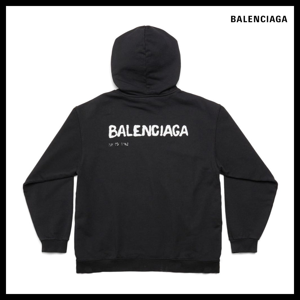 ★BALENCIAGAアウトレット セール ★Hand Drawn Logo Hoodie