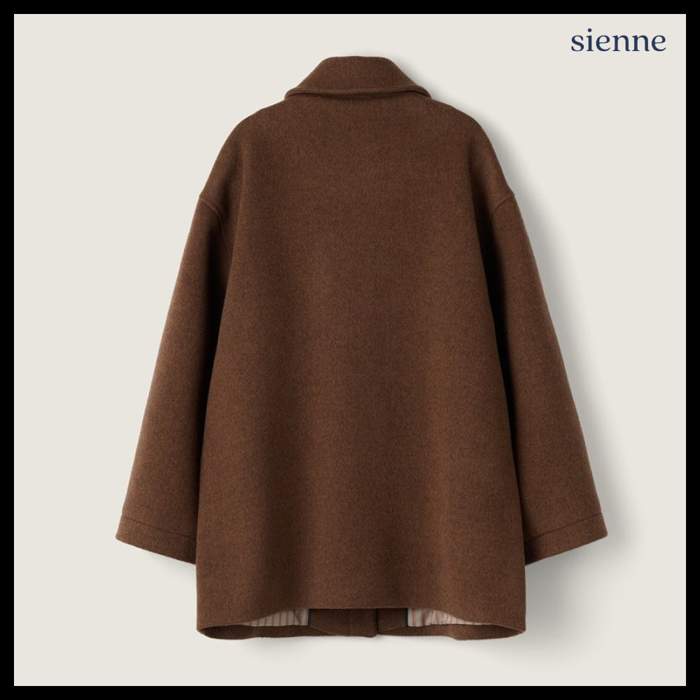 【SIENNE】Margo Wool Jacket Chocolate Brown