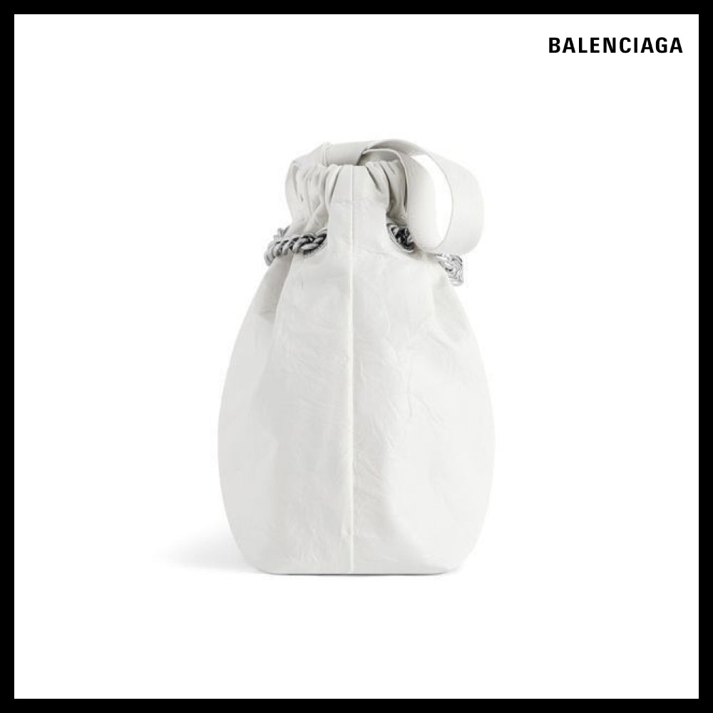 ★BALENCIAGAアウトレット セール ★Crush XS Tote Bag in White