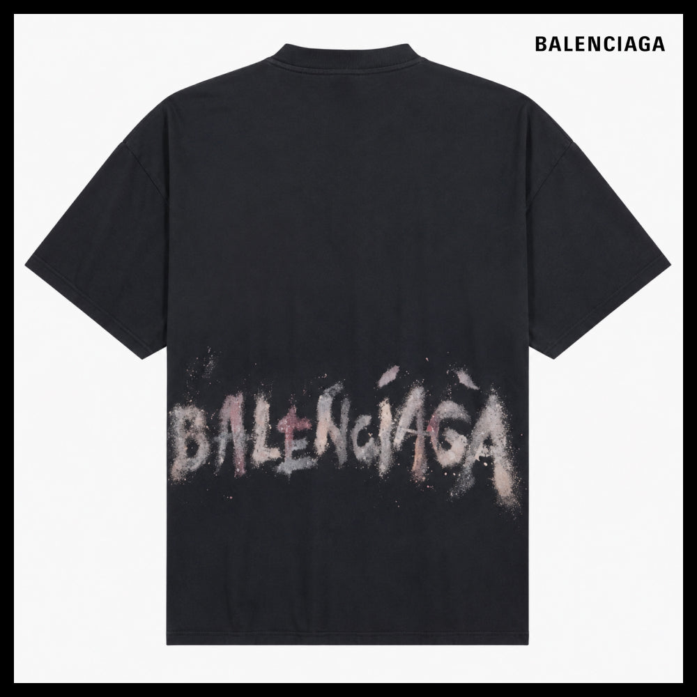 【BALENCIAGA】Balenciaga Nail Polish T-Shirt Medium Fit
