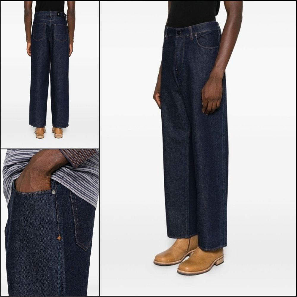 【STONE ISLAND】Navy Denim Pants