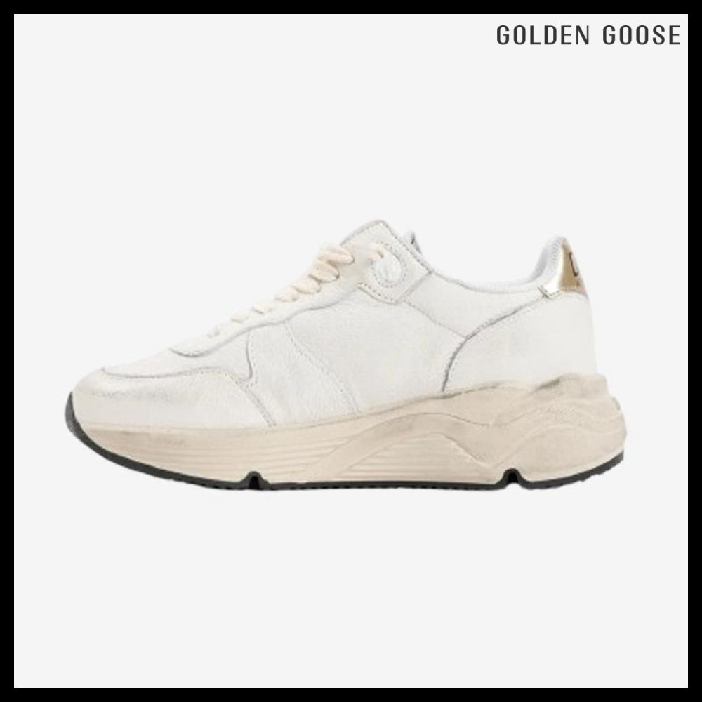 【Golden Goose】Running Sole Leather Suede Star Sneakers
