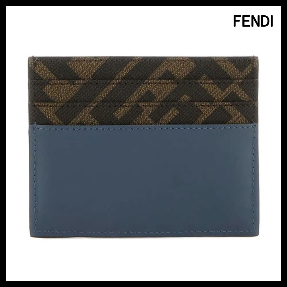 【FENDI】Blue Card Wallet