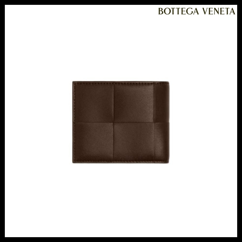 【BOTTEGA VENETA】Cassette Coin Bi-Fold Wallet Light Brown