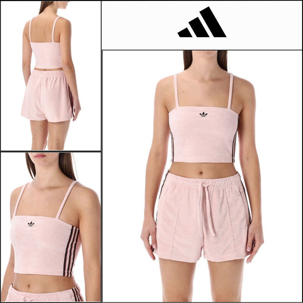 【adidas】 Pink Sleeveless Top