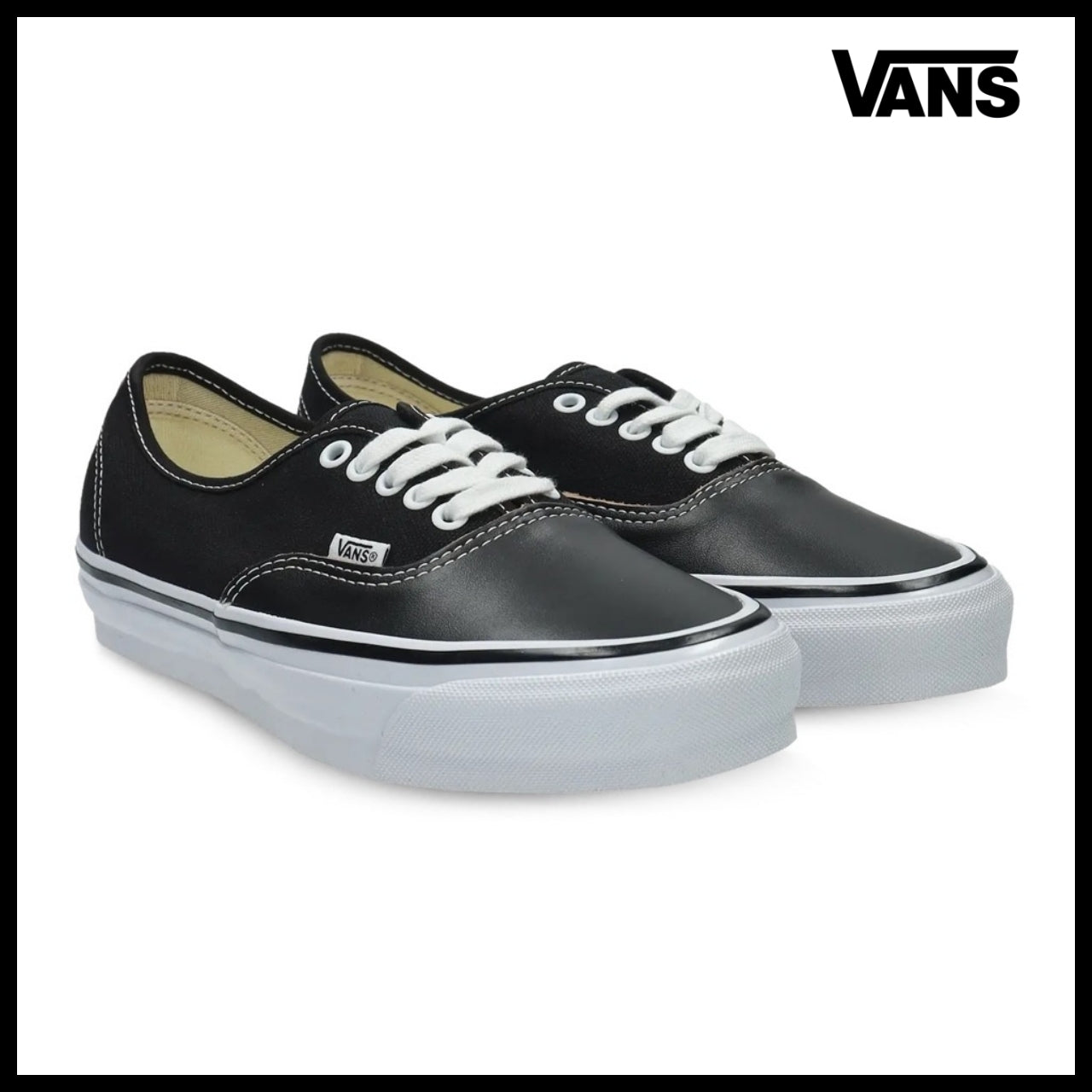 【VANS】Authentic Vibram sole sneakers black