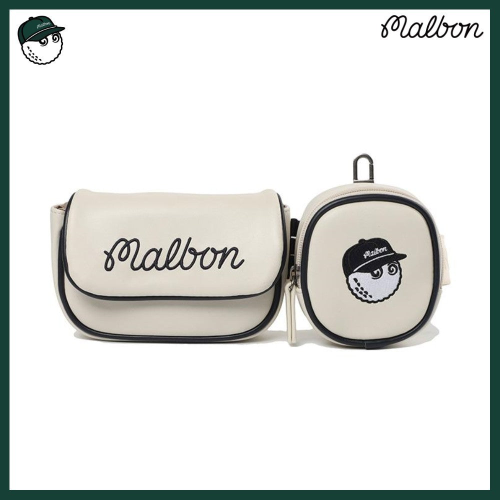 【MALBON GOLF】 TWO POCKET BELT BAG 2COLORS