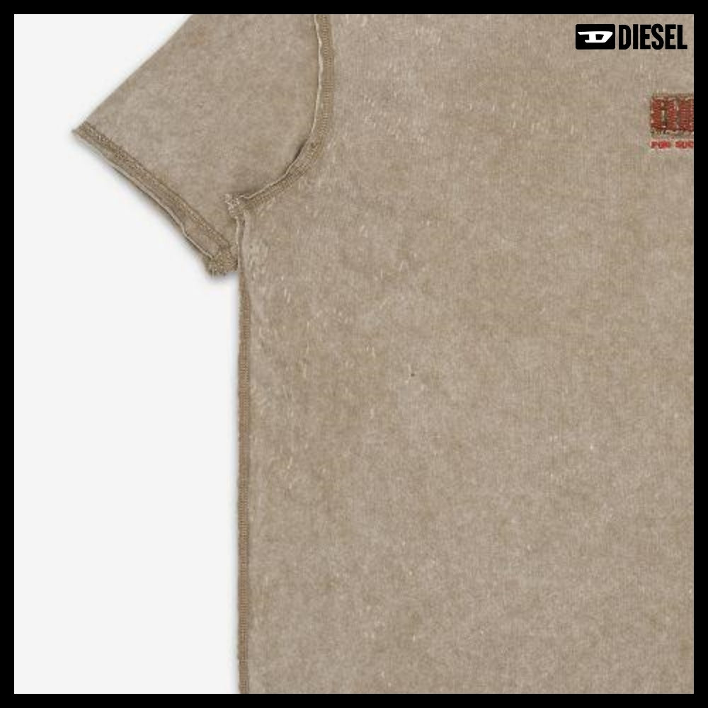【DIESEL】T-Raw Just-V1 Short Sleeve T-Shirt - Oak
