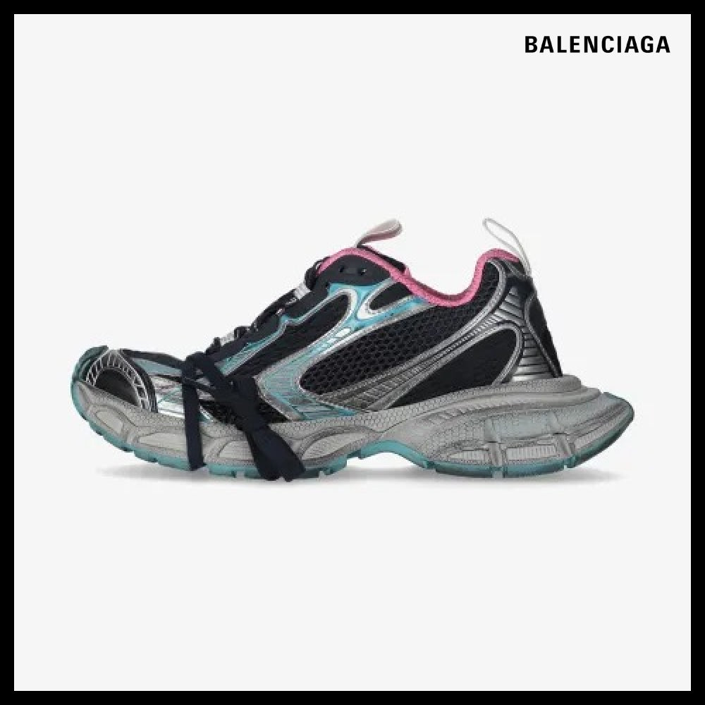 【BALENCIAGA】3XL Sneakers Grey Mix Blue Pink
