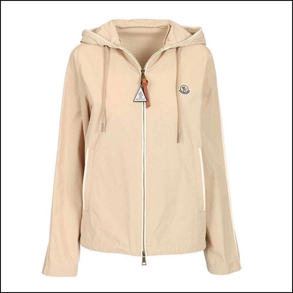 ◆MONCLER◆SARACENIA HOODED JACKET LIGHT BEIGE