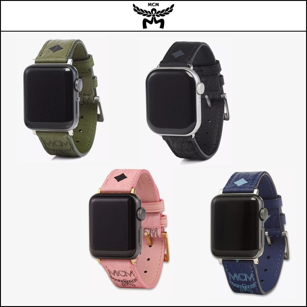 【MCM】Visetos Apple Watch Strap 4 Colors