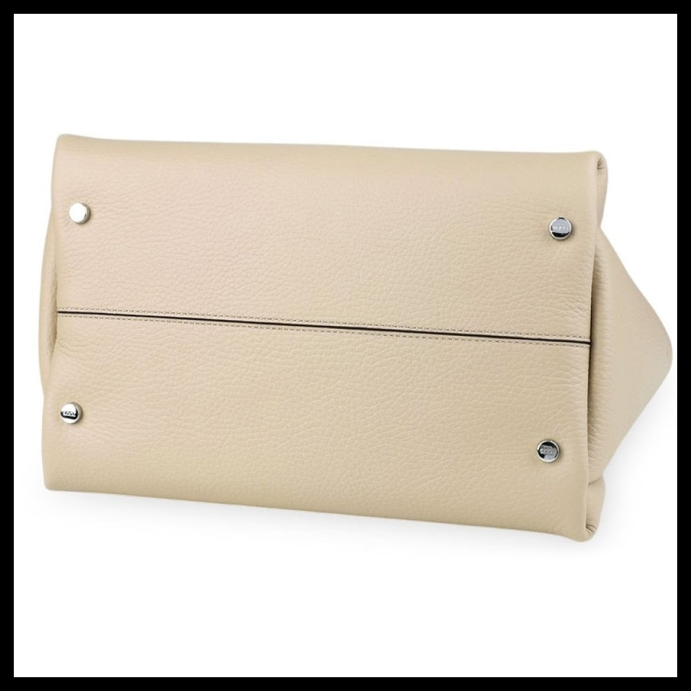 【TOD'S】Timeless Charm Mini Tote Shoulder Bag Beige