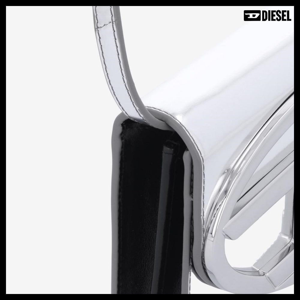 【DIESEL】1DR Strap Wallet - Silver