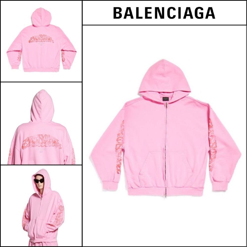 ★Balenciaga アウトレット セール ★Offshore Zip-Up Hoodie