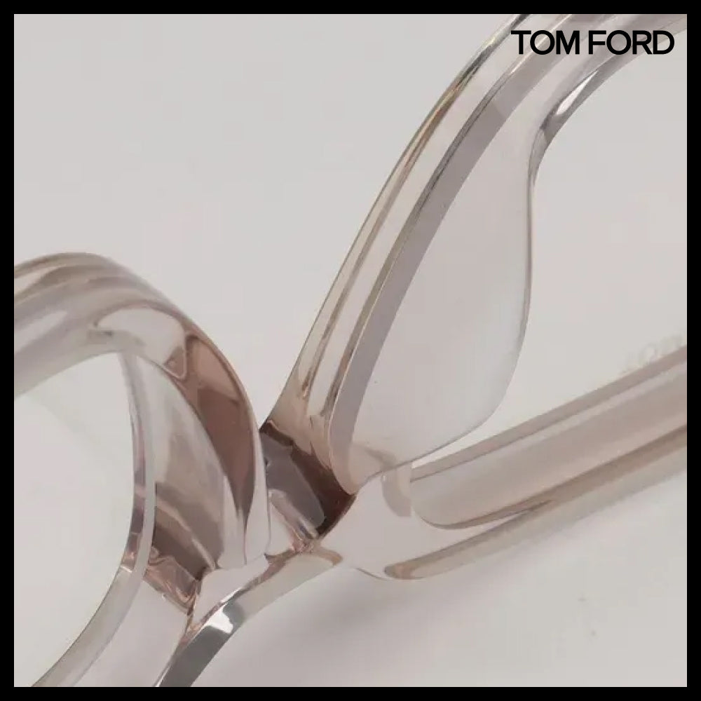 【TOM FORD】Transparent Horn-Rimmed Eyeglasses Blue Light