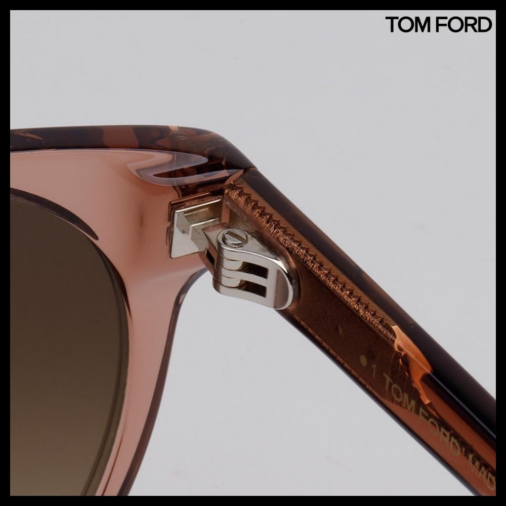 【TOM FORD】Round Horn-Rimmed Sunglasses Asian Fit