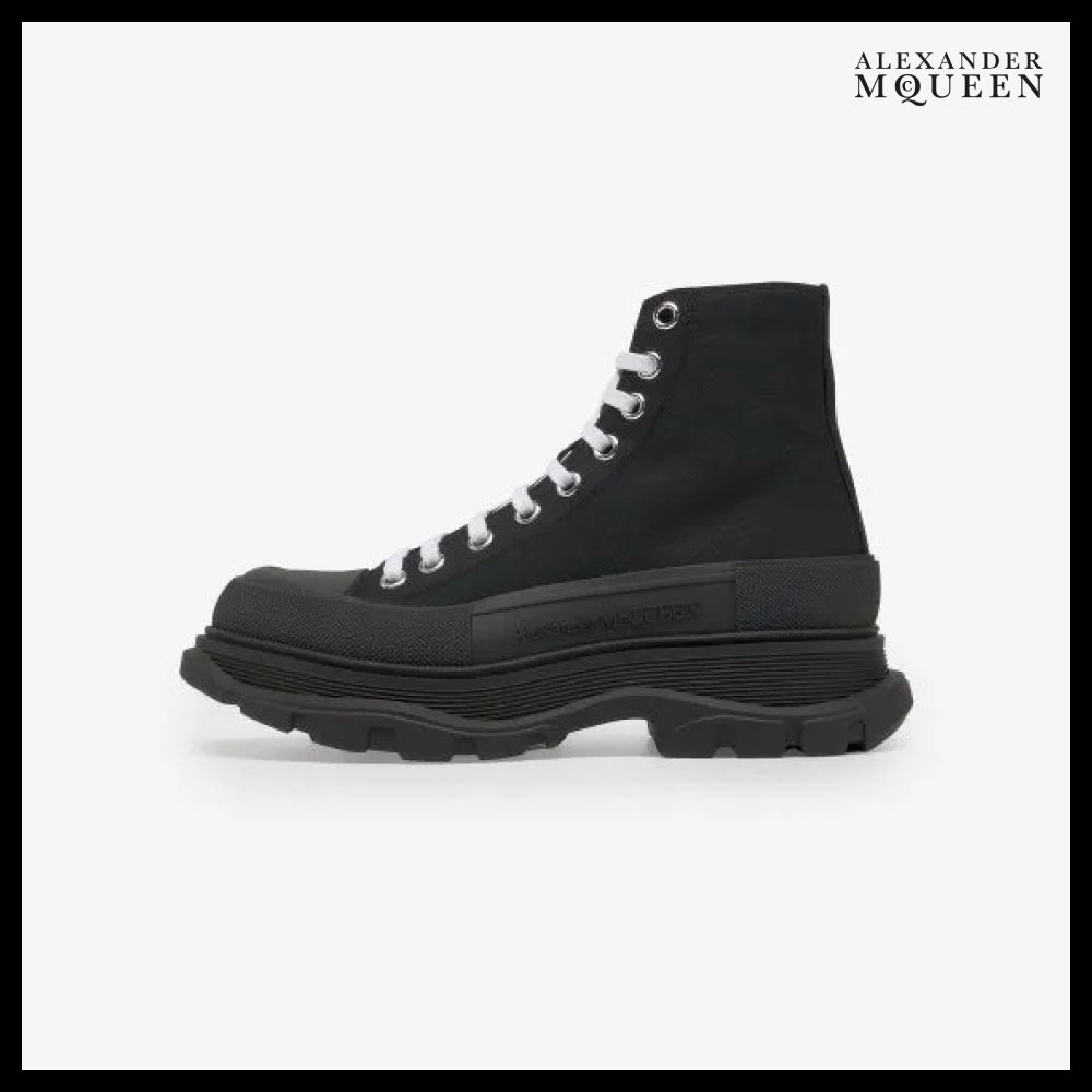【alexander mcqueen】Tread Slick High Top Sneakers Black