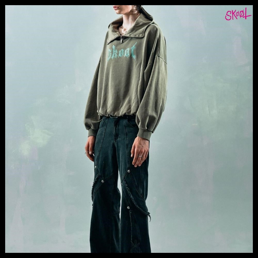 【SKOOT】Skoot Khaki Hoodie