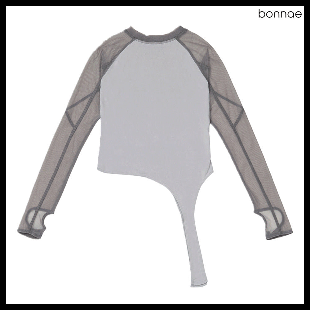 【Bonnae】Women's Mesh Top 2Colors