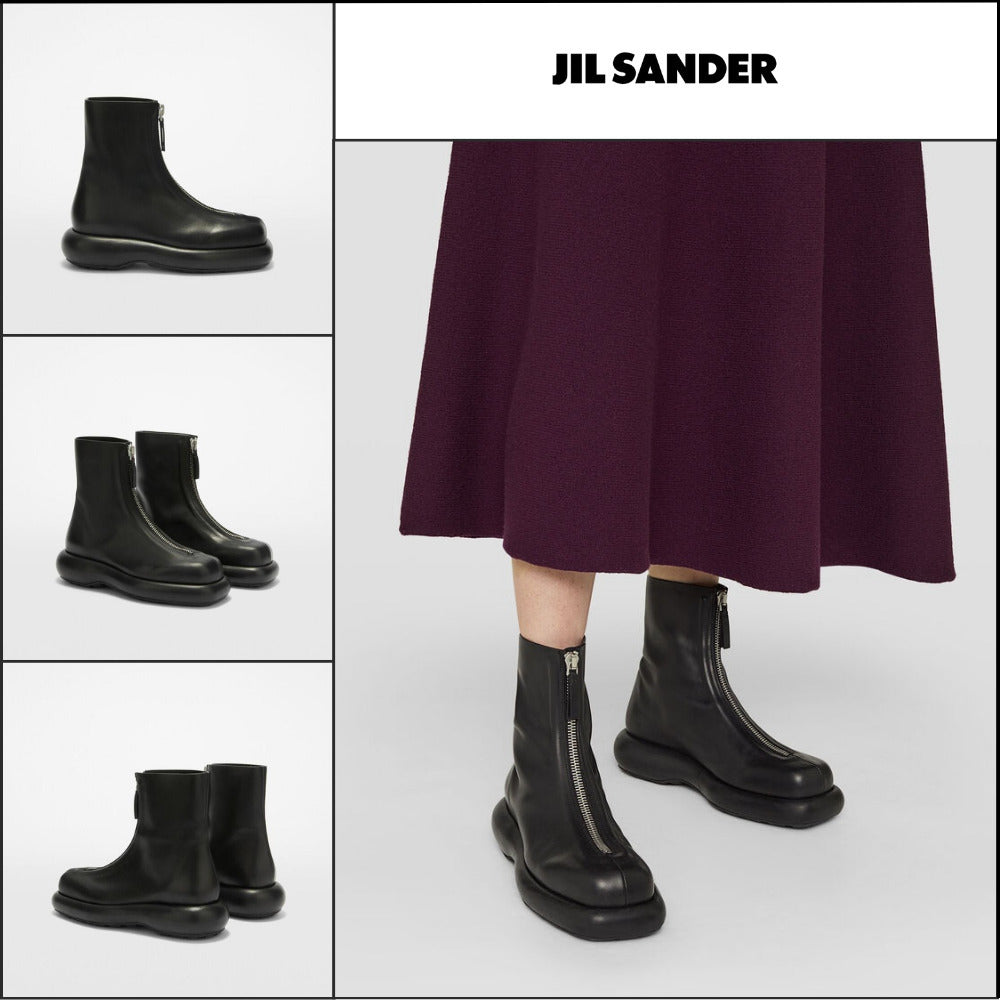【JIL SANDER】ZIPUP CHUNKY CHELSEA BOOTS