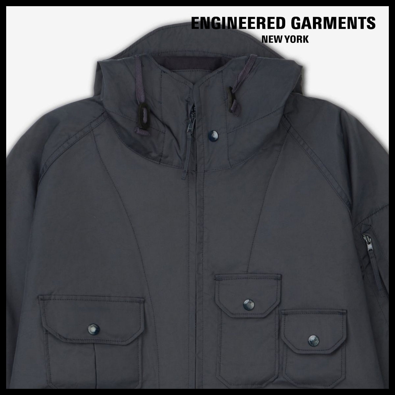 ◆ENGINEERED GARMENTS◆ パーカ Parka Navy フード 防寒