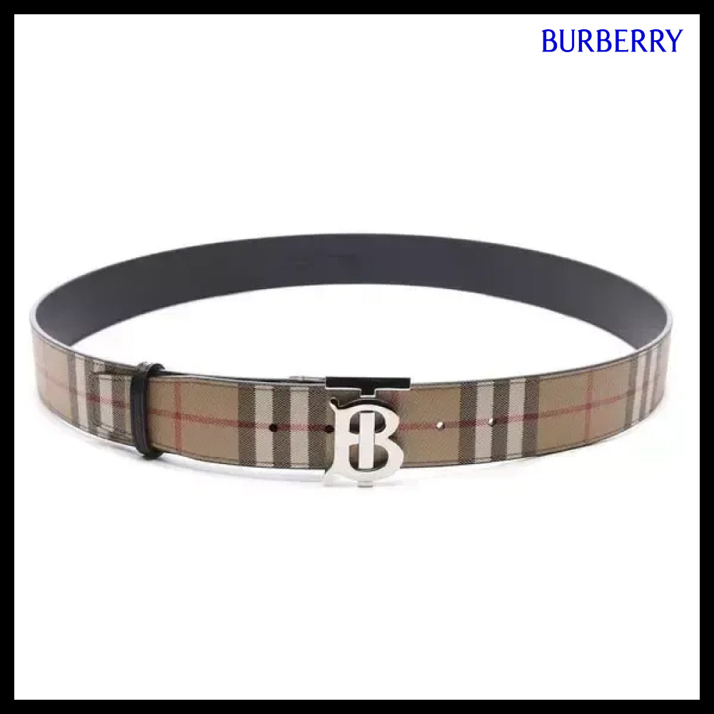 【Burberry】Men’s TB Vintage Check Belt