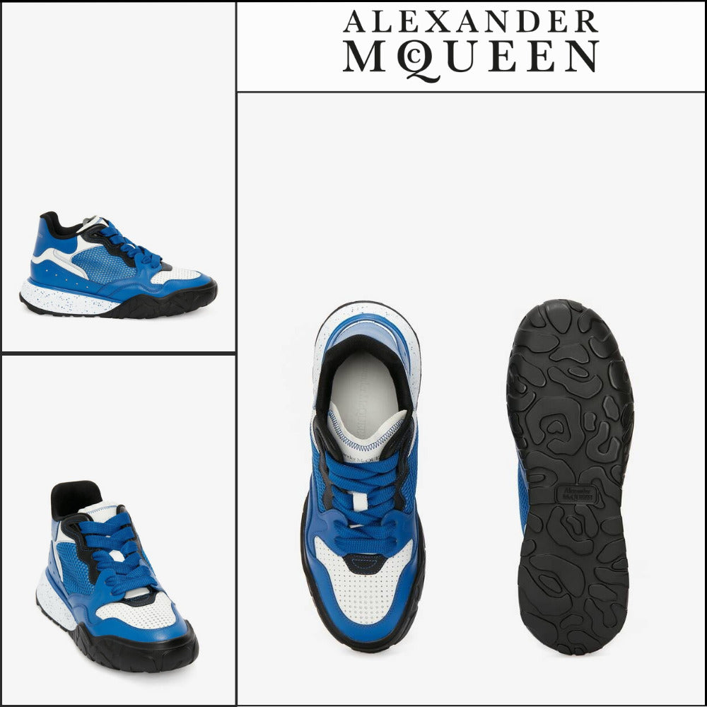 【Alexander Mcqueen】Court Trainer White Blue