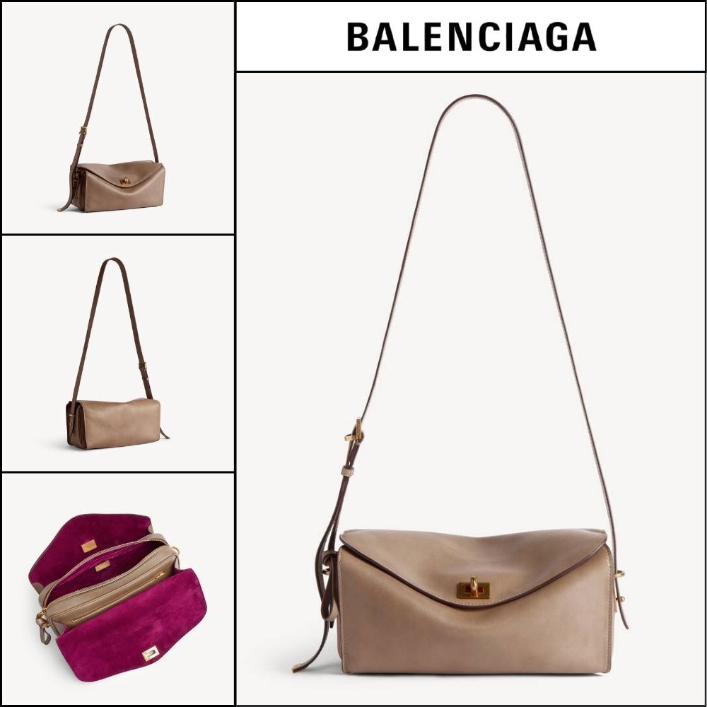 【BALENCIAGA】Le Set Shoulder Bag Medium Biscuit