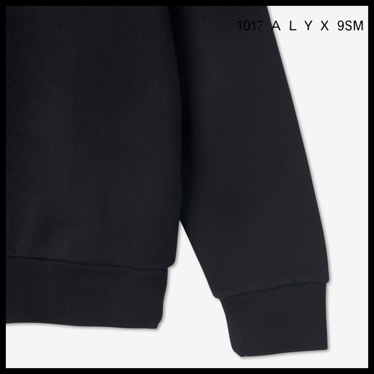 ◆1017 ALYX 9SM◆ スウェット Sweatshirt Black ロゴ