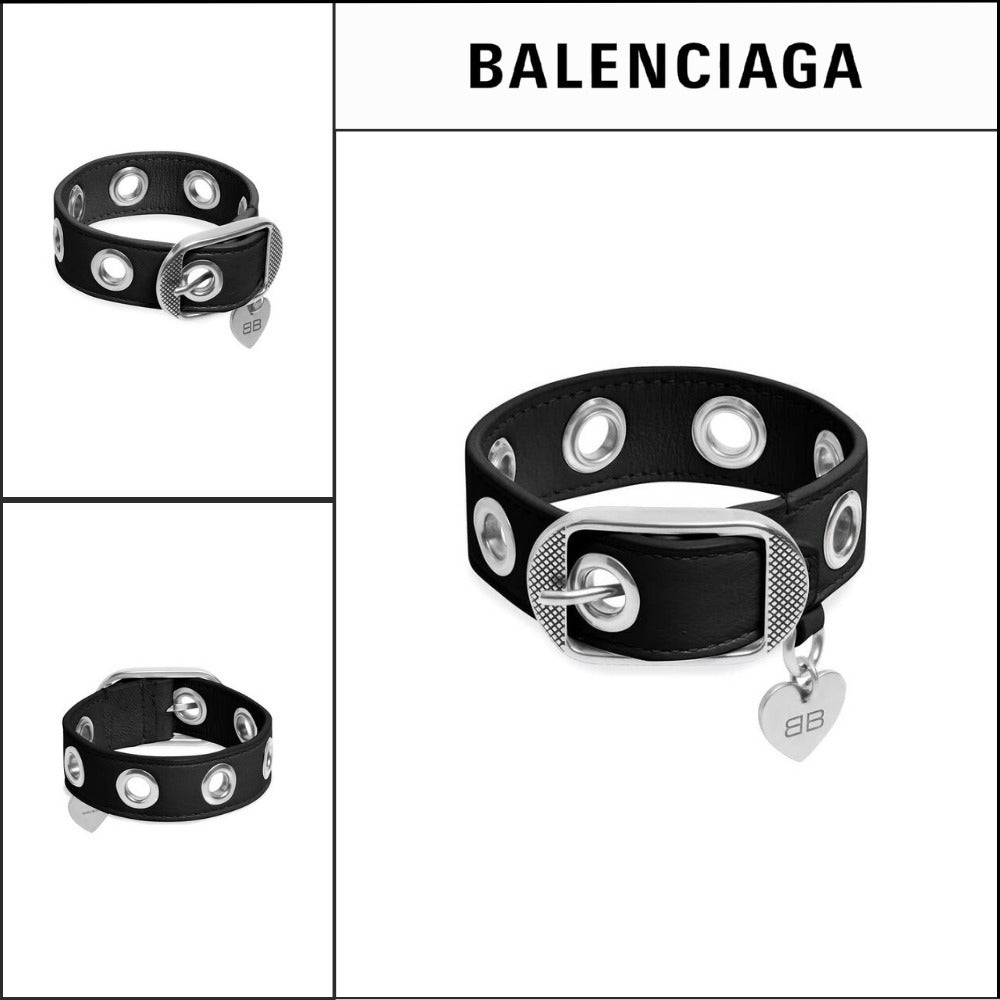 【BALENCIAGA】Le Cagole Bracelet Black