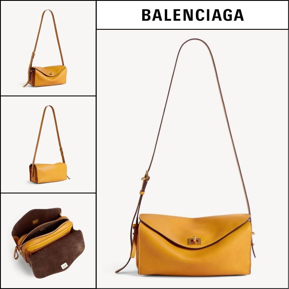 【BALENCIAGA】Le Set Shoulder Bag Medium Curry