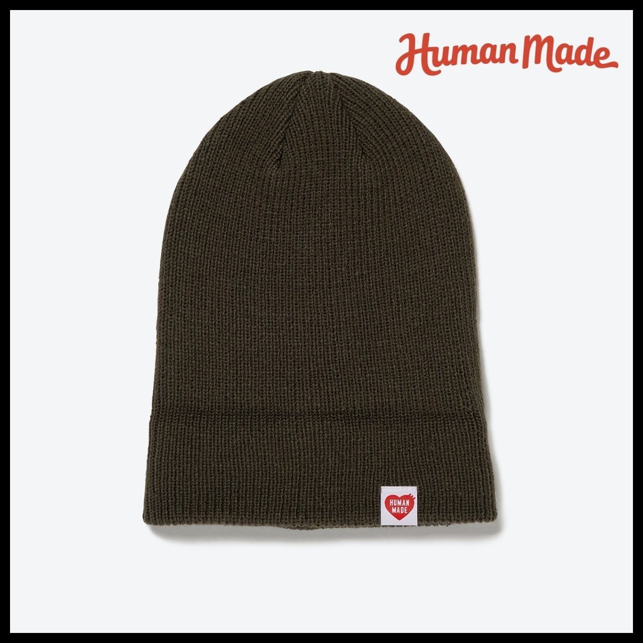 【HUMAN MADE】CLASSIC BEANIE OLIVE DRAB