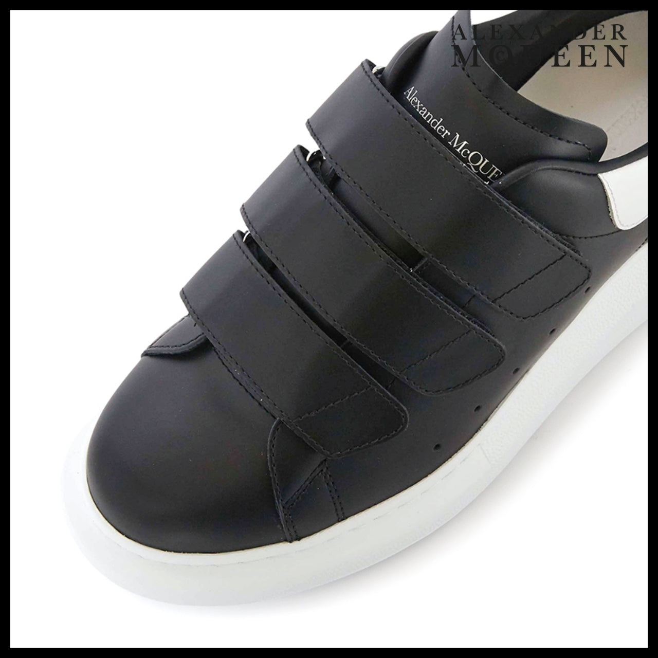 【Alexander Mcqueen】Sneakers Pelle S Larry Black White