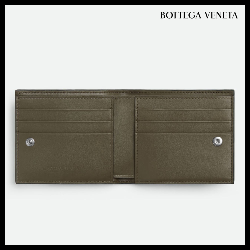 【韓国百貨店 BOTTEGA VENETA】Cassette Bi-Fold Wallet Ardoise