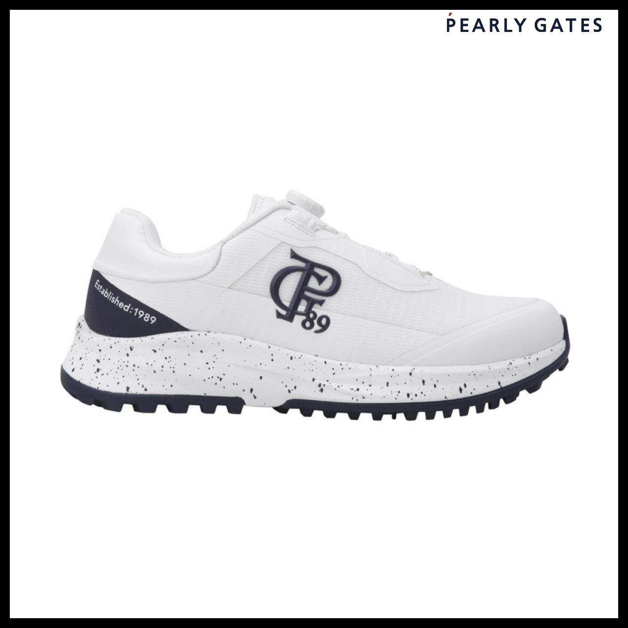 【PEARLY GATES】Painting Block Embossed Logo Dial Boa