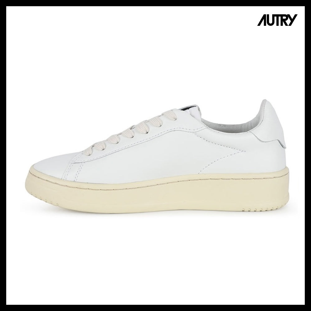 【AUTRY】Dallas Leather Low Top All White