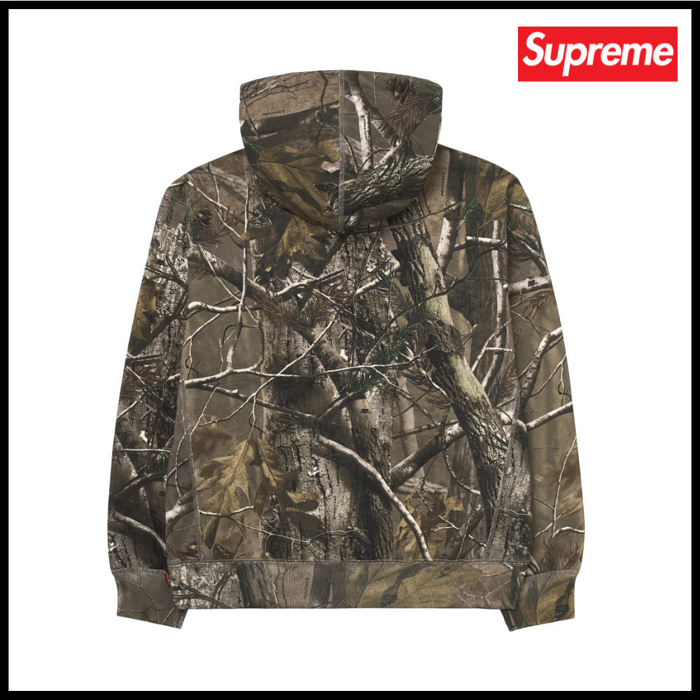 【100%正規品保証 Supreme】Box Logo パーカー リアルツリーカモ