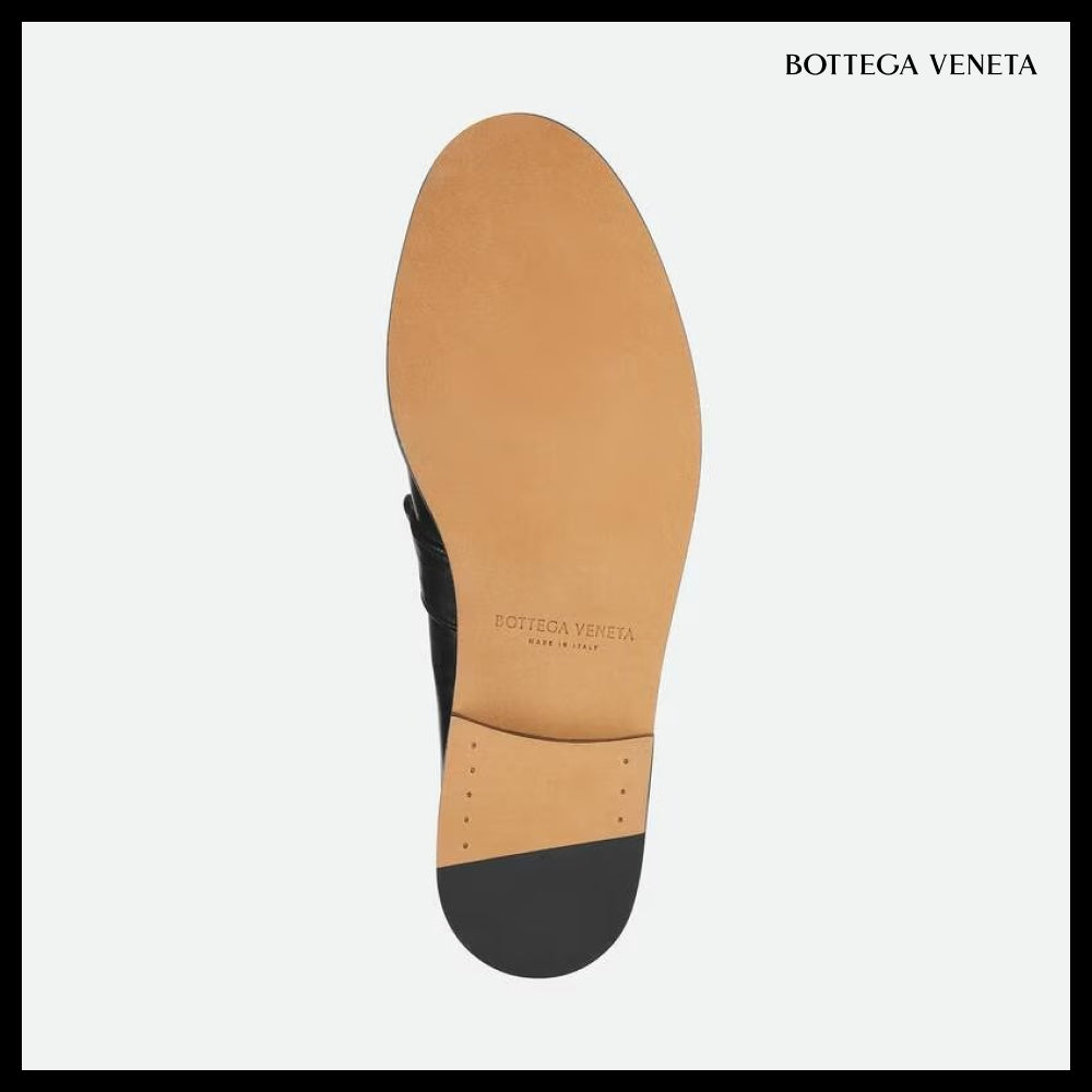 【BOTTEGA VENETA】Astaire Loafers Black 1000