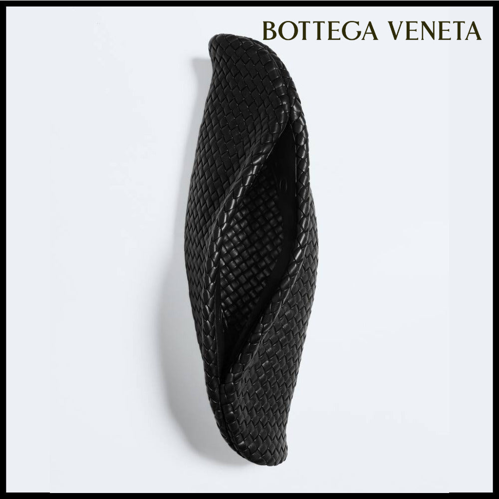【【韓国百貨店 BOTTEGA VENETA】Onda Clutch Bag Black