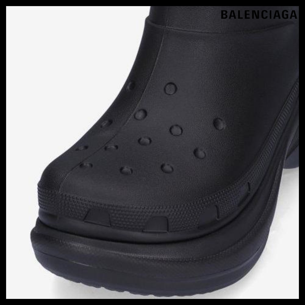 【BALENCIAGA】Crocs Boots Black