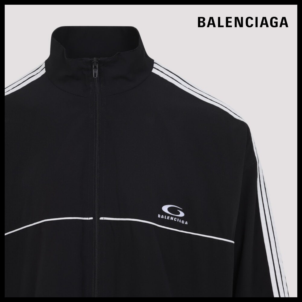 【BALENCIAGA】Large Tracksuit Jacket Black