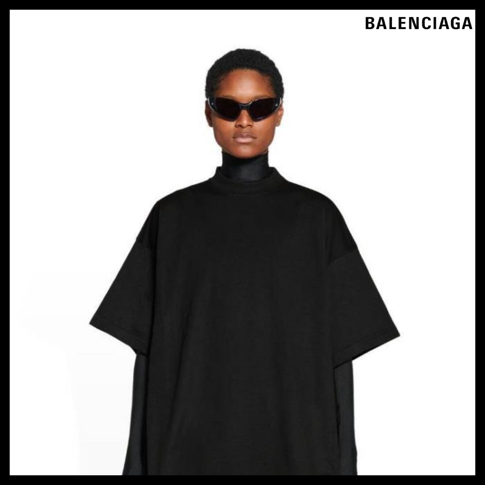 【BALENCIAGA】Tab Oversized T-Shirt 0100