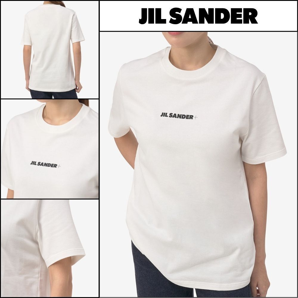 【Jil Sander】Logo Short Sleeve T Shirt Porcelain