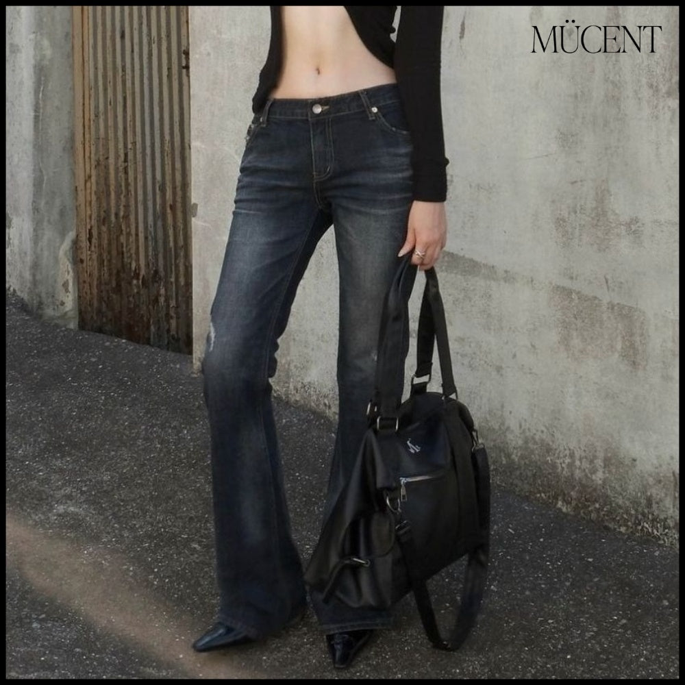 ★MUCENT★PRIME WRINKLE LEATHER TOTE BAG