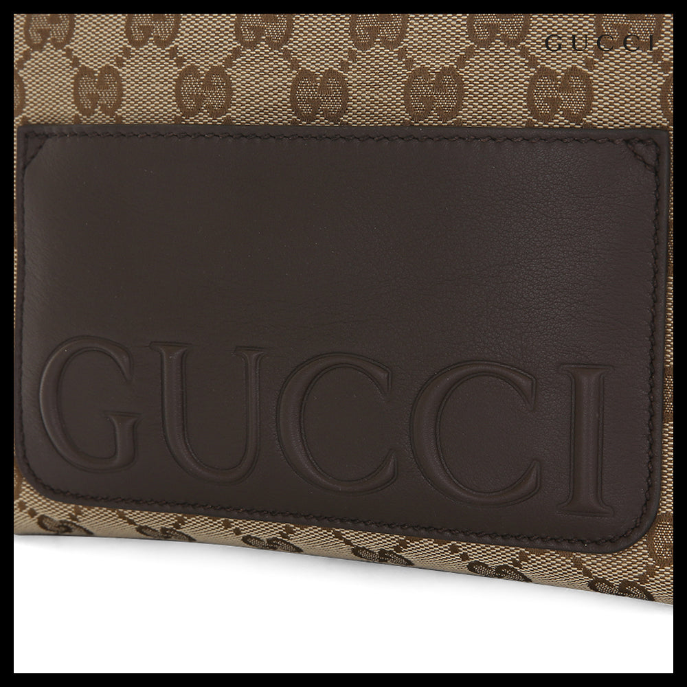 【GUCCI】GG Canvas Small Beige Crossbody Bag